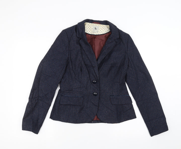 Sainsburys Womens Blue Jacket Suit Jacket Size 10