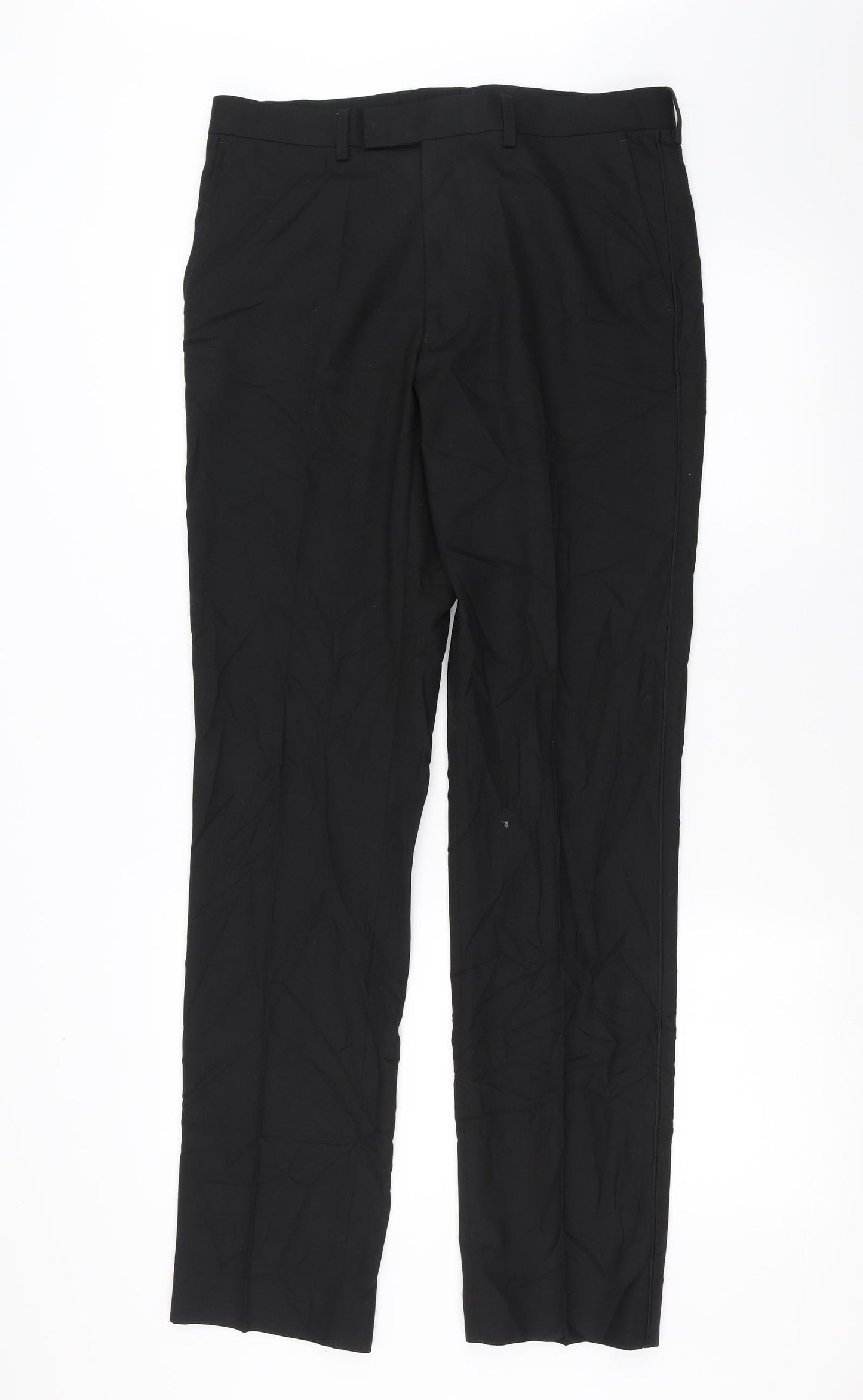 Marks and Spencer Mens Black   Trousers  Size 32 in L33 in