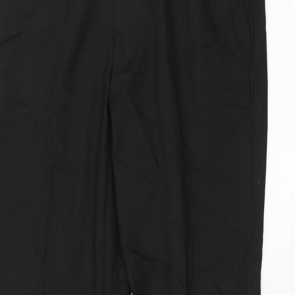 Marks and Spencer Mens Black   Trousers  Size 32 in L33 in
