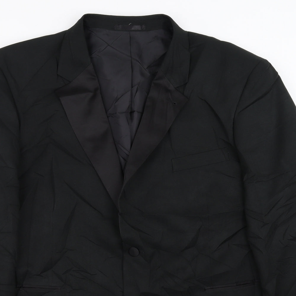 Taylor & Wright Mens Black   Jacket Suit Jacket Size 48  - Short length