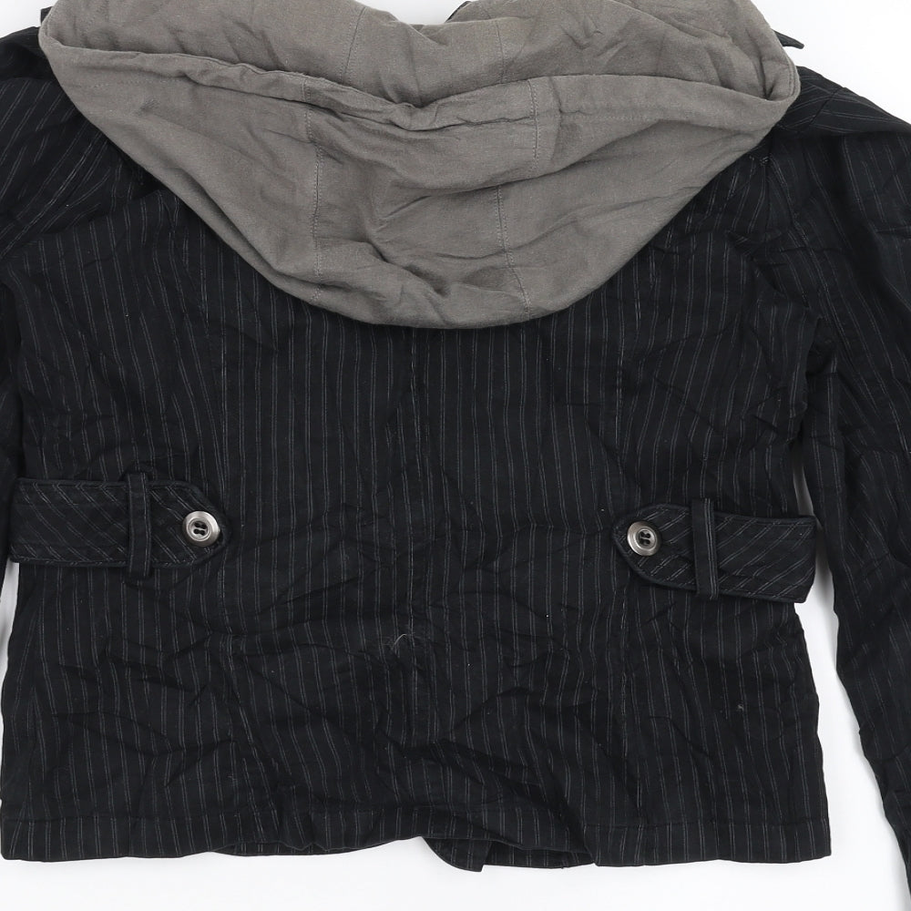 pretty rebel Womens Black   Jacket  Size M  - hooded