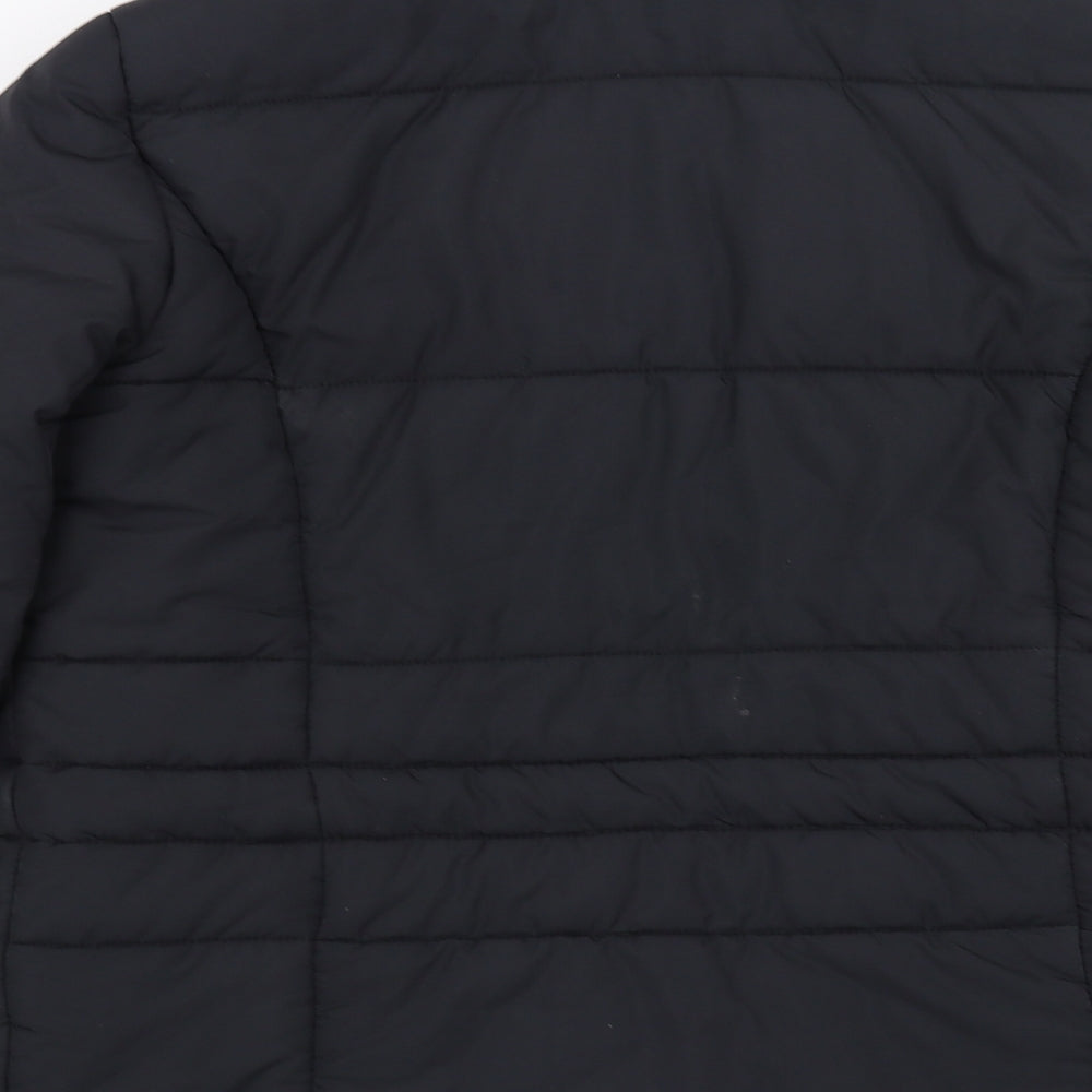 Liz Claiborne Womens Black   Puffer Jacket Coat Size M