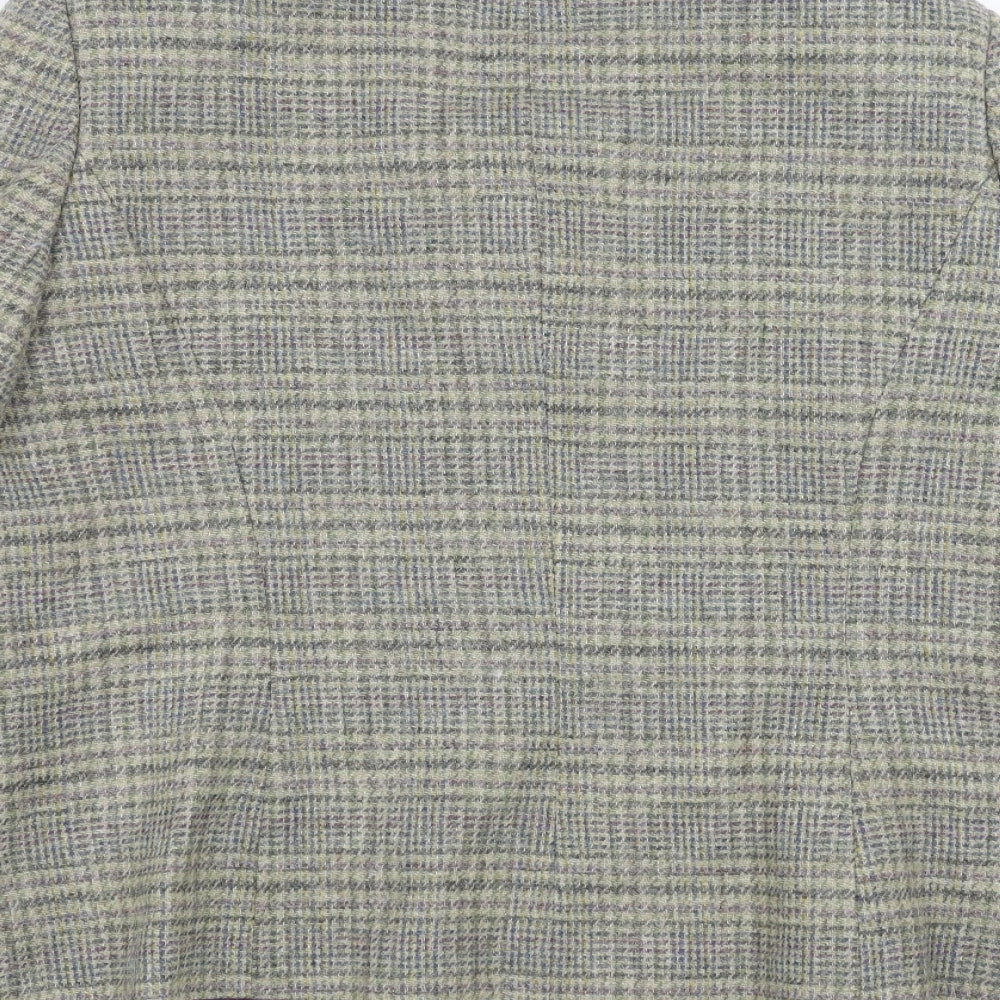Cotswold Collections Womens Green Houndstooth  Jacket  Size 16