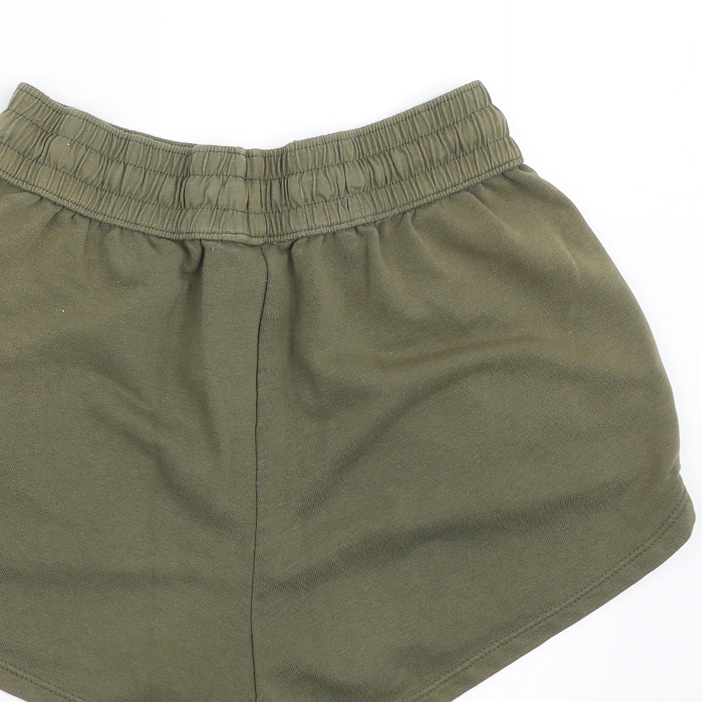 H&M Womens Green   Sweat Shorts Size S