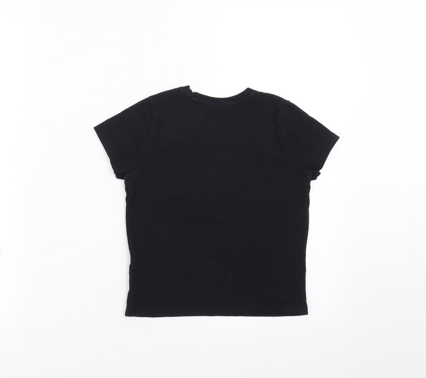 Primark Boys Black   Basic T-Shirt Size 2-3 Years  - T-rex