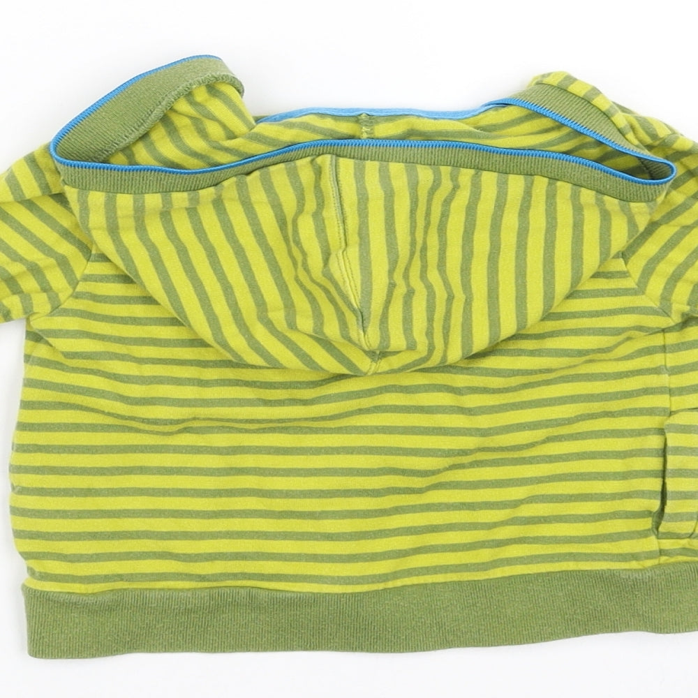 Ted Baker Baby Green Striped  Cardigan Jumper Size 9-12 Months  - hooded