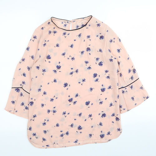 Primark Womens Pink Floral  Basic Blouse Size 6