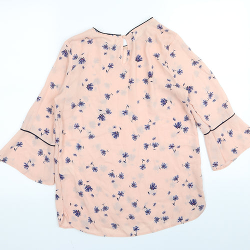 Primark Womens Pink Floral  Basic Blouse Size 6