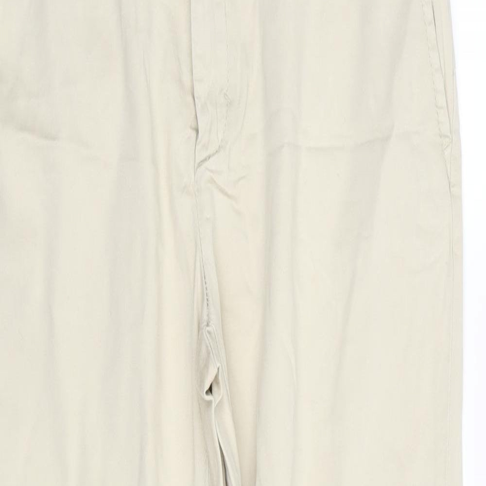 H&M Womens Beige   Trousers  Size 10 L27 in