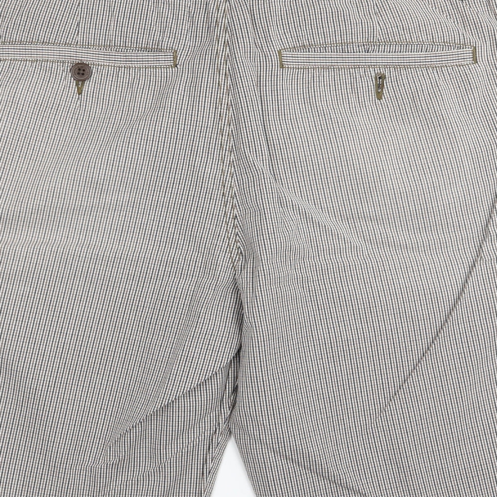 NEXT Mens Multicoloured Check  Chino Shorts Size 36 in