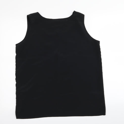 foxy lady Womens Black   Basic Tank Size 16