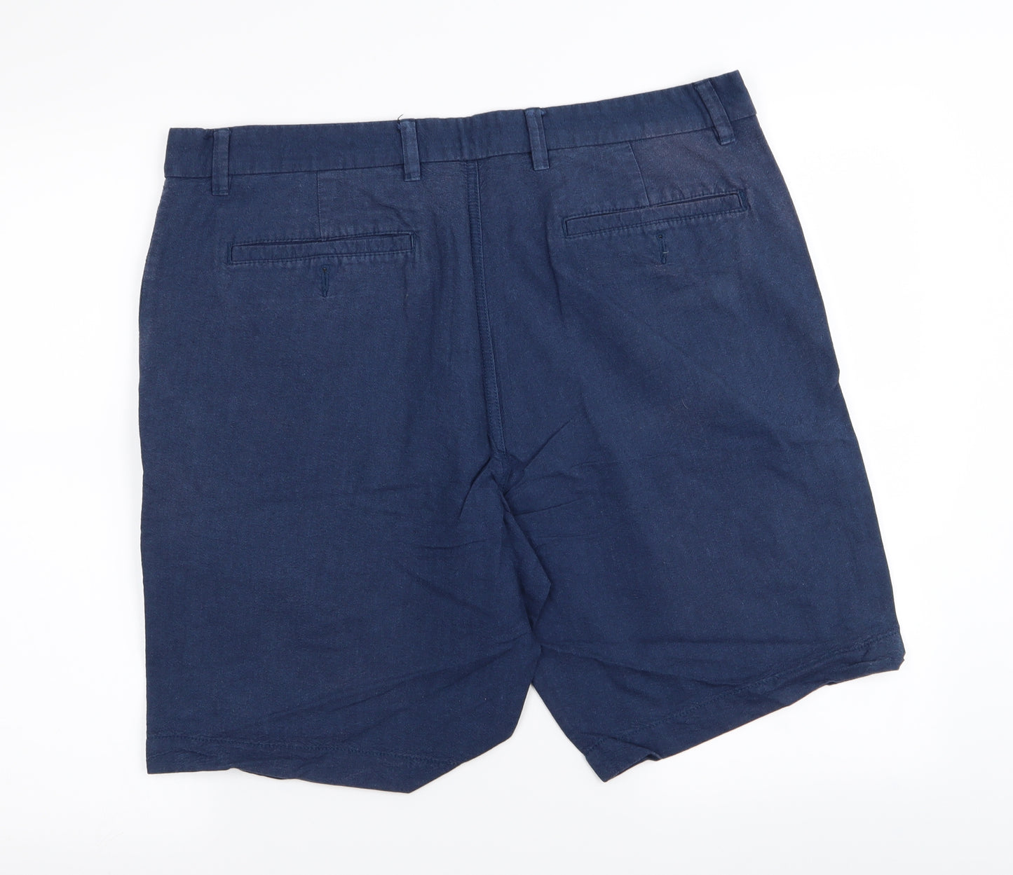 Easy Mens Blue   Chino Shorts Size 38 in