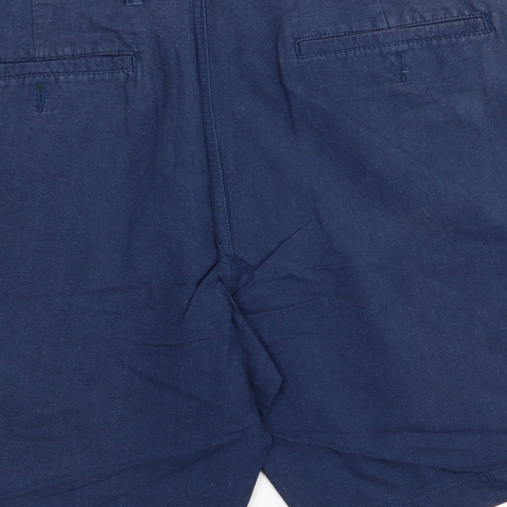 Easy Mens Blue   Chino Shorts Size 38 in