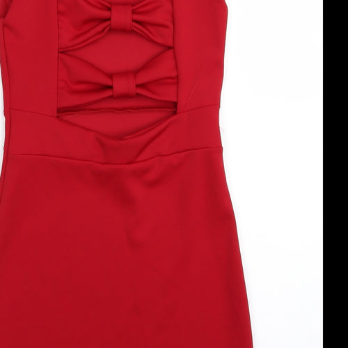 she liked Womens Red   Pencil Dress  Size S