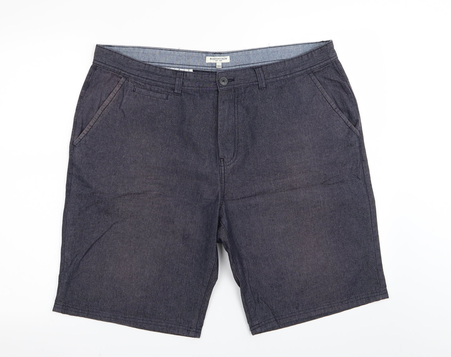 Asda George Mens Blue   Chino Shorts Size 38 in