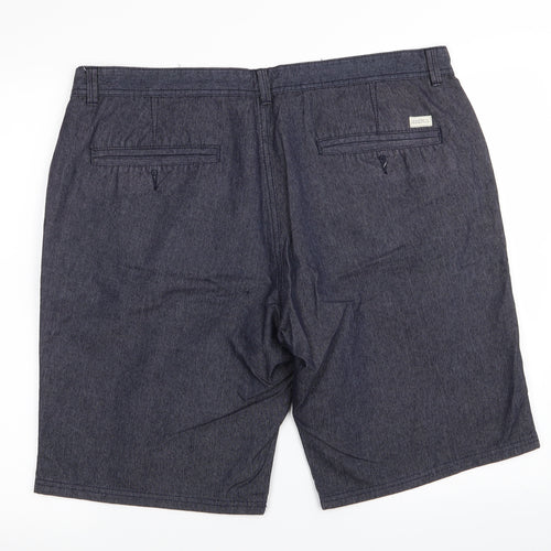 Asda George Mens Blue   Chino Shorts Size 38 in