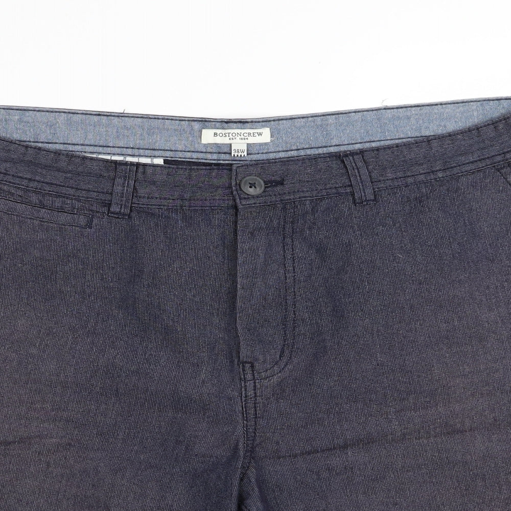 Asda George Mens Blue   Chino Shorts Size 38 in