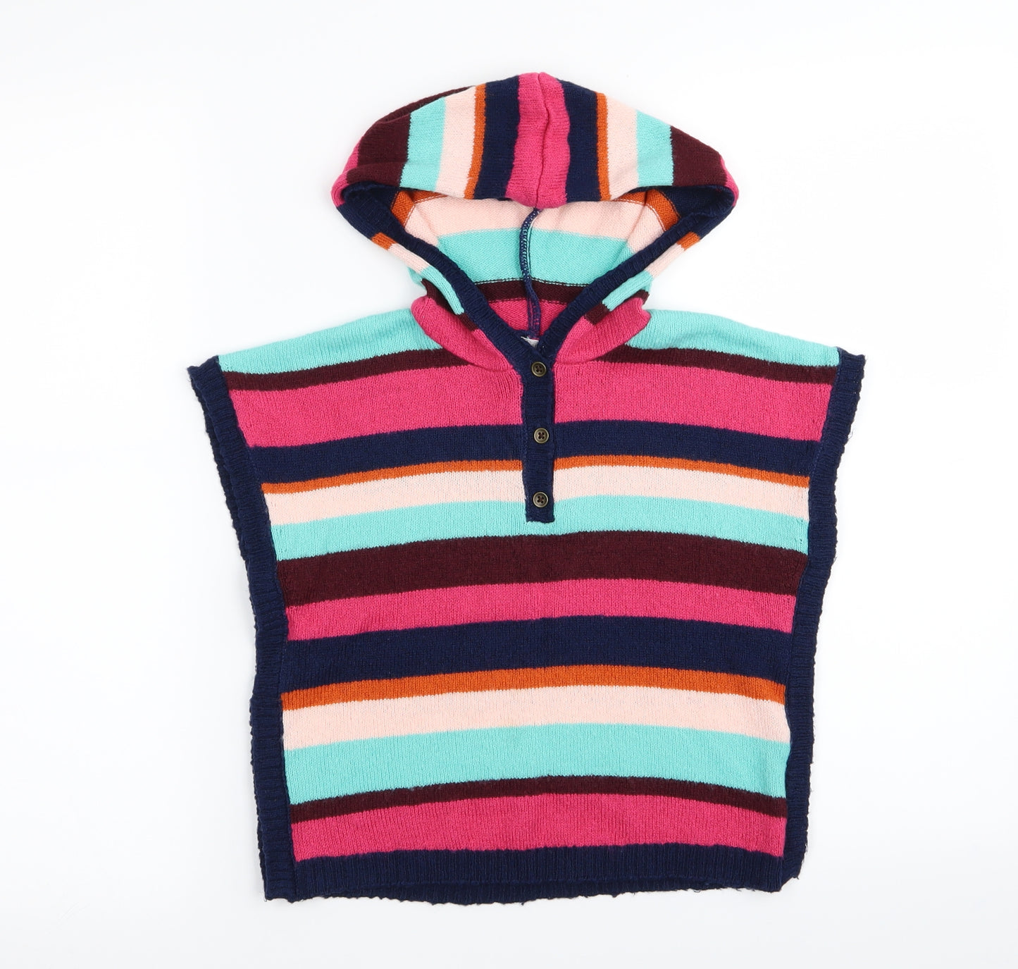 carters Girls Multicoloured Striped  Pullover Jumper Size 5 Years