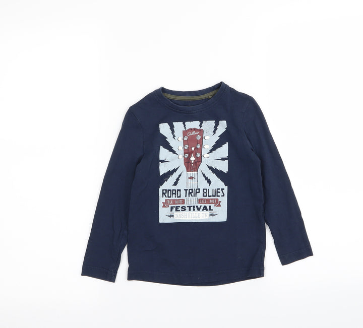 TU Boys Blue Basic T-Shirt Size 3 Years