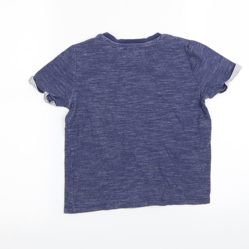 Nutmeg Boys Blue   Basic T-Shirt Size 4-5 Years