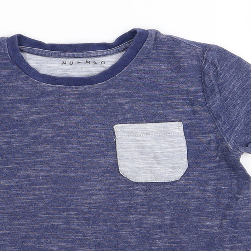 Nutmeg Boys Blue   Basic T-Shirt Size 4-5 Years
