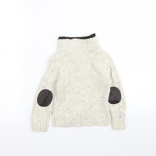 Rebel Boys Beige   Pullover Jumper Size 18-24 Months