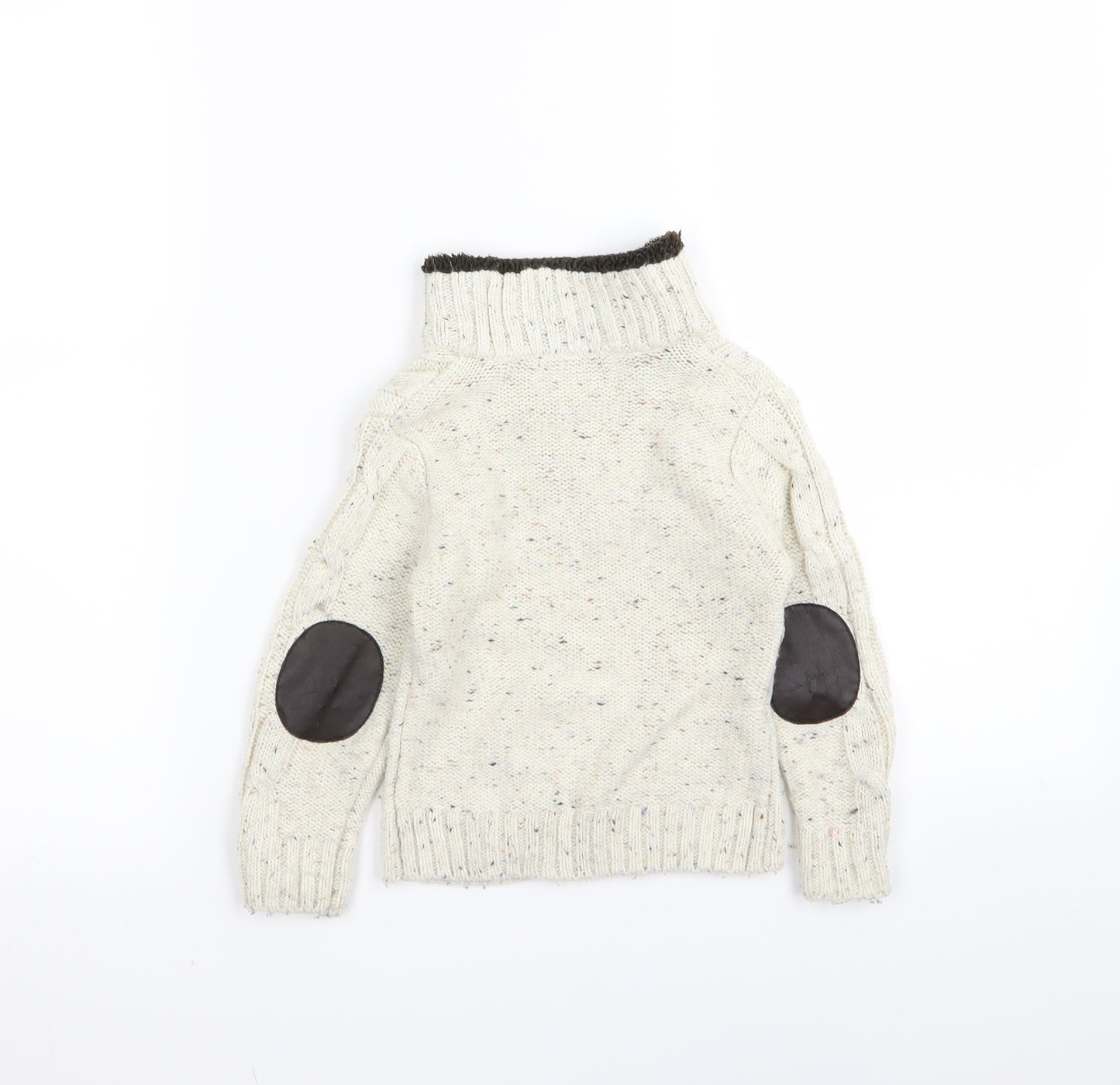 Rebel Boys Beige   Pullover Jumper Size 18-24 Months