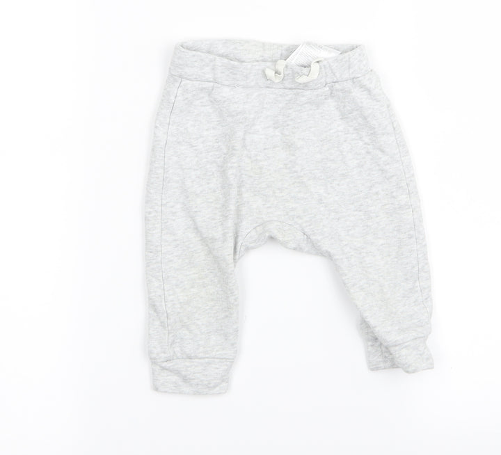 H&M Boys Grey Jogger Trousers Size 3-6 Months