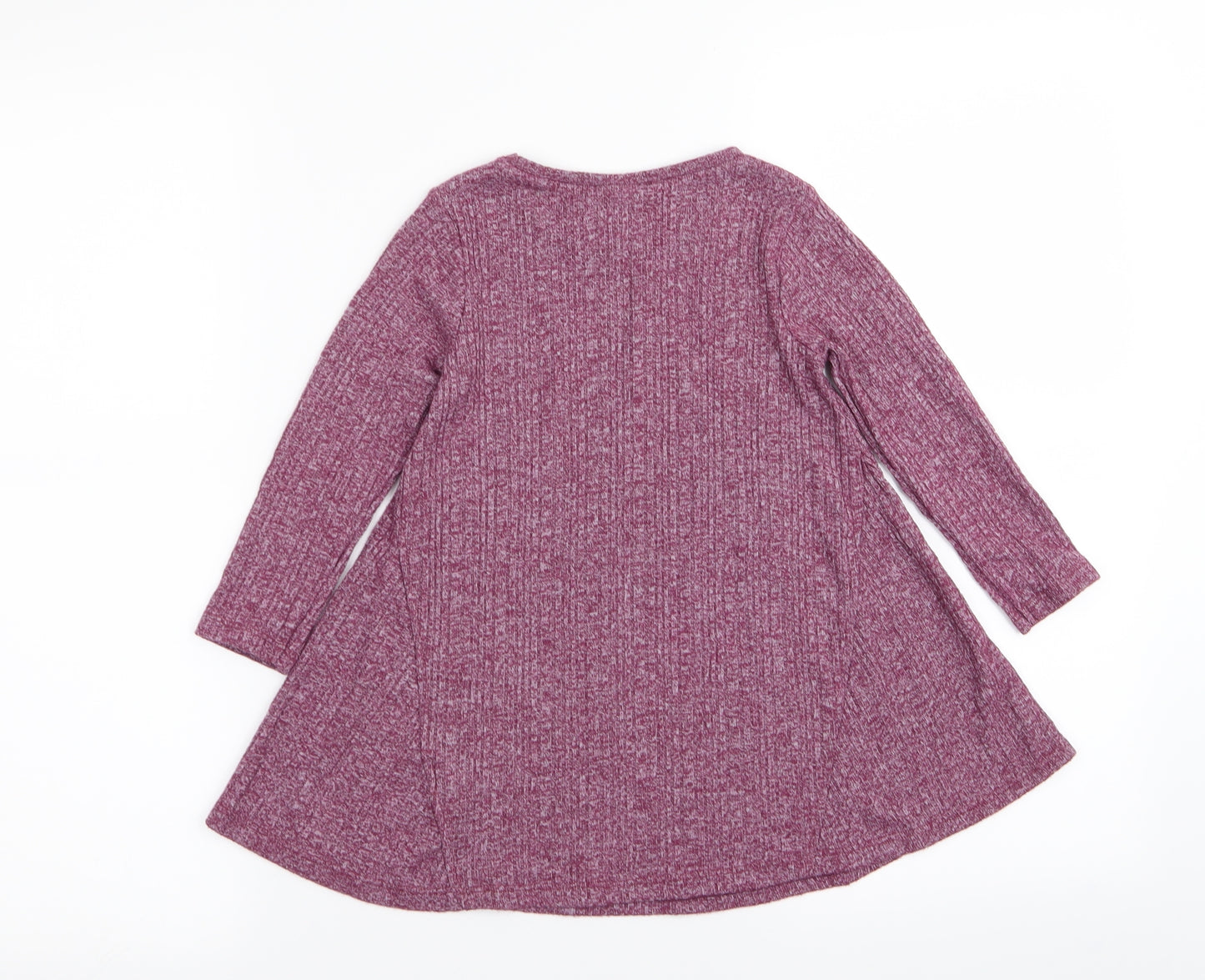 F&F Girls Purple   T-Shirt Dress  Size 3-4 Years