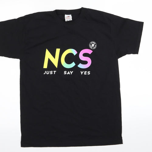 Fruit of the Loom Boys Black   Basic T-Shirt Size 12-13 Years