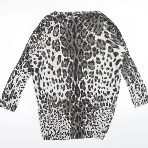 urban bliss Womens Multicoloured Animal Print  Pullover Jumper Size 10