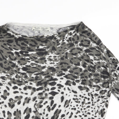 urban bliss Womens Multicoloured Animal Print  Pullover Jumper Size 10