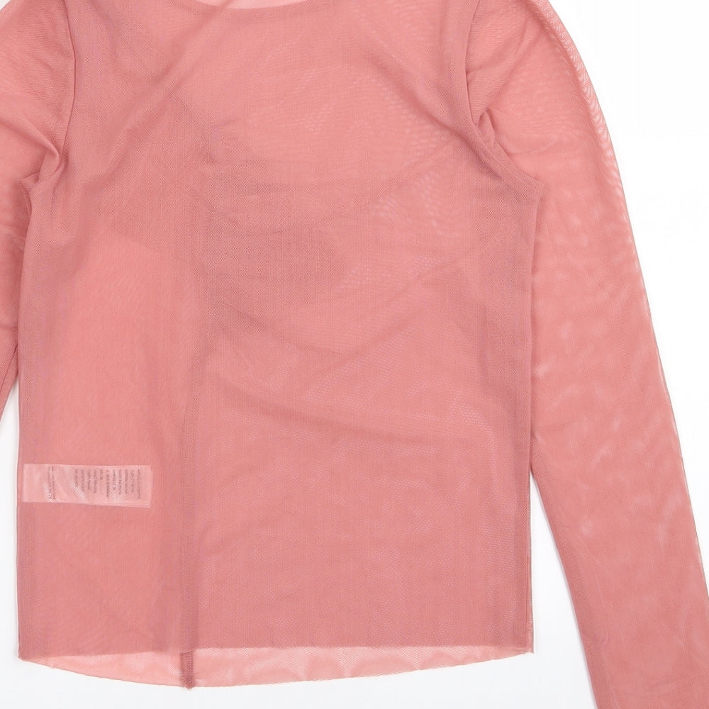 New Look Womens Pink   Basic T-Shirt Size 8
