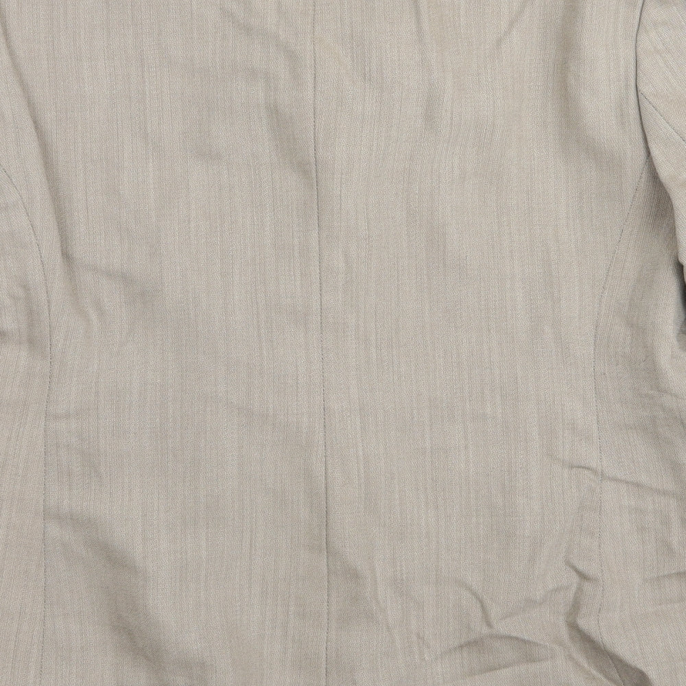Wallis Womens Beige   Jacket Blazer Size 12