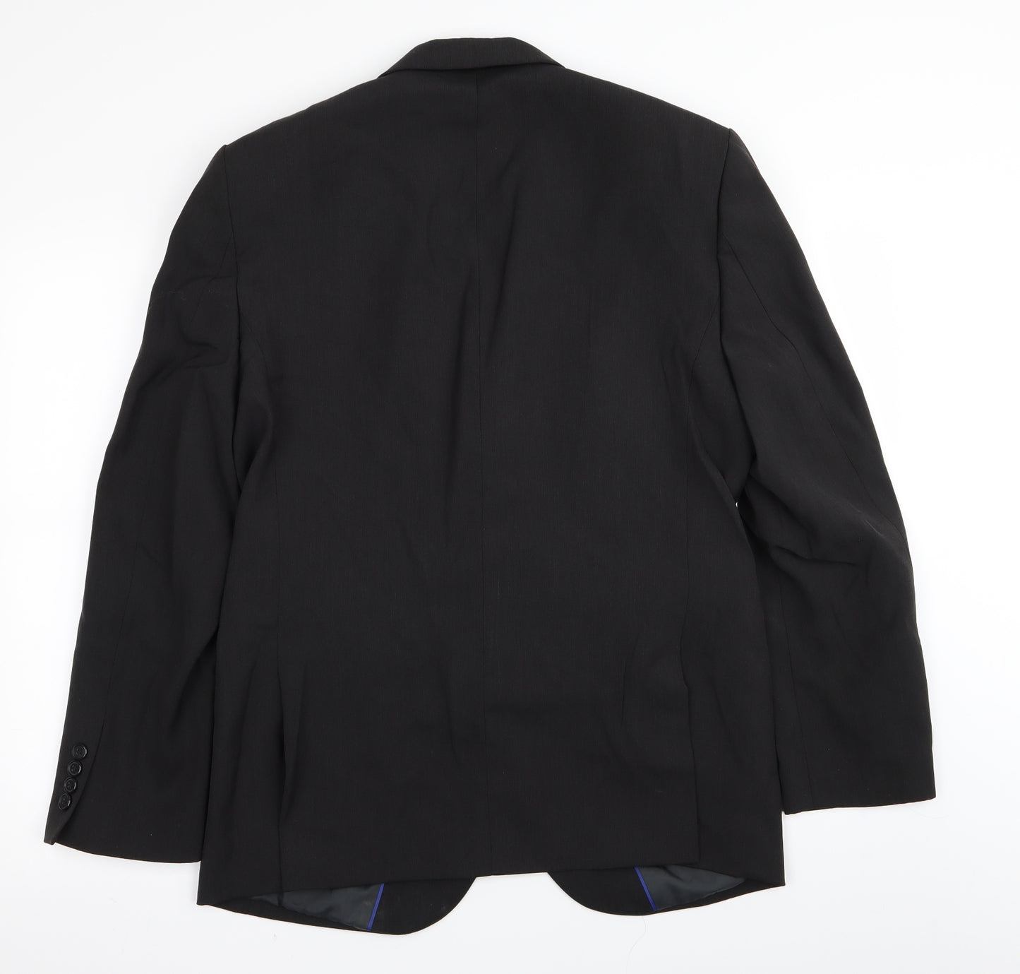 Fellini Traveller Mens Black   Jacket Blazer Size 40