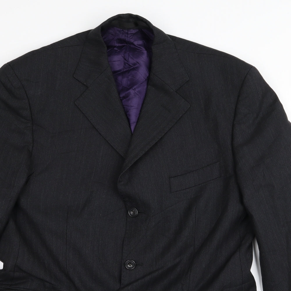 M&S Mens Black   Jacket Blazer Size 40
