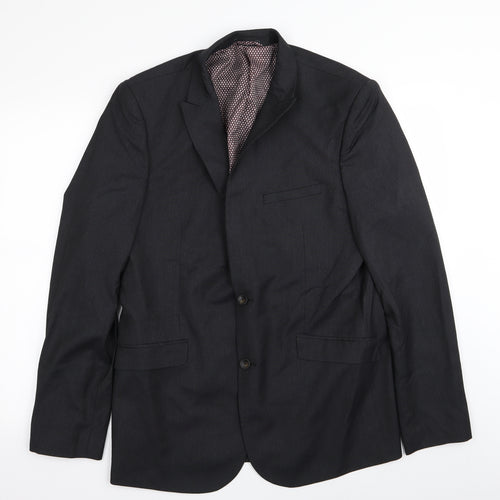 M&S Mens Black   Jacket Blazer Size 42