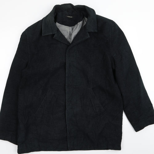 Asda George Mens Green   Overcoat Coat Size L