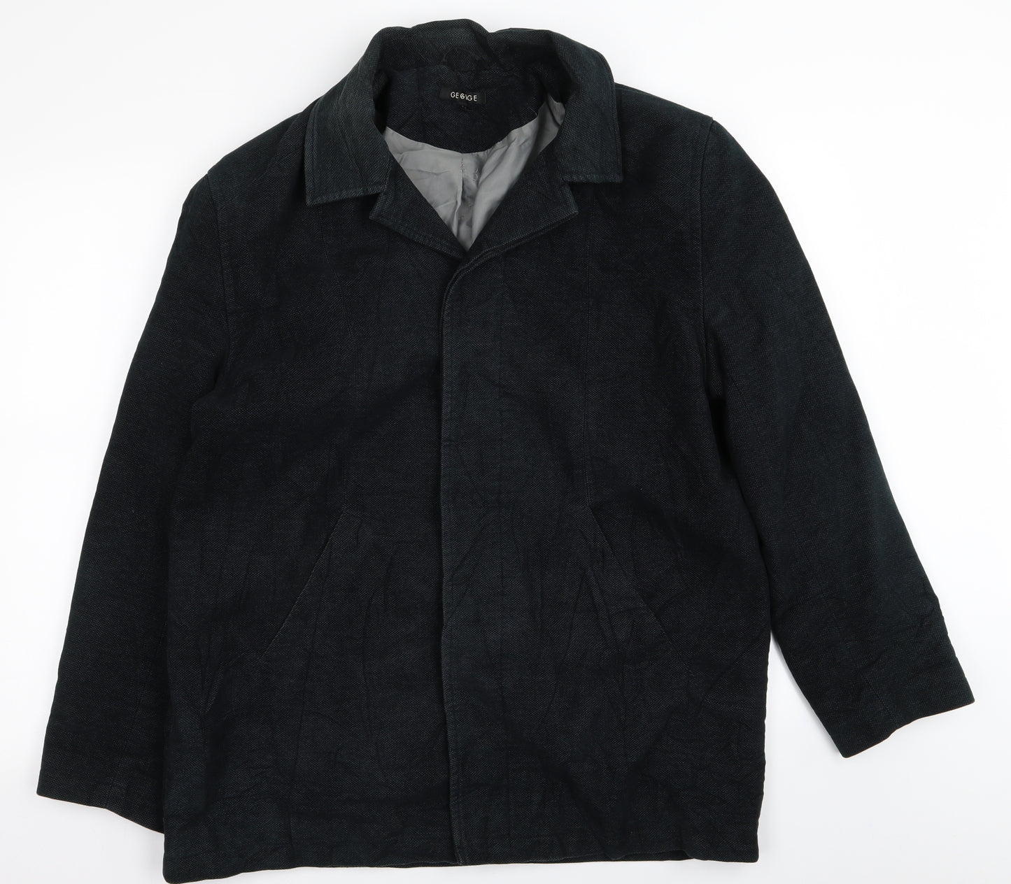 Asda George Mens Green   Overcoat Coat Size L