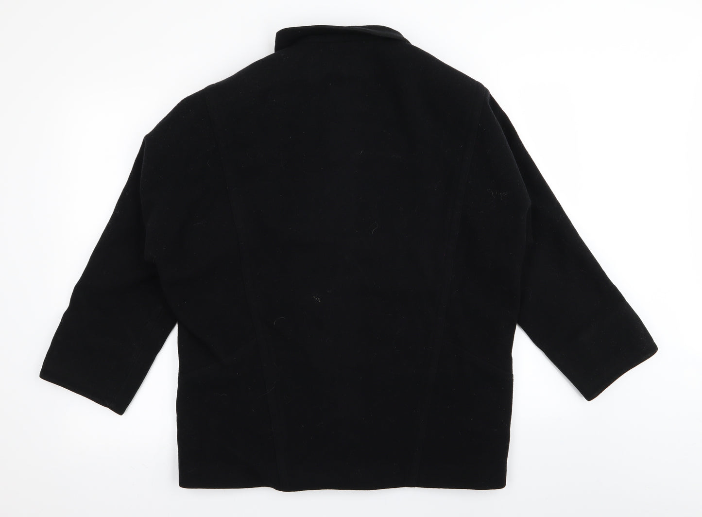 st michael Womens Black   Overcoat Coat Size 12