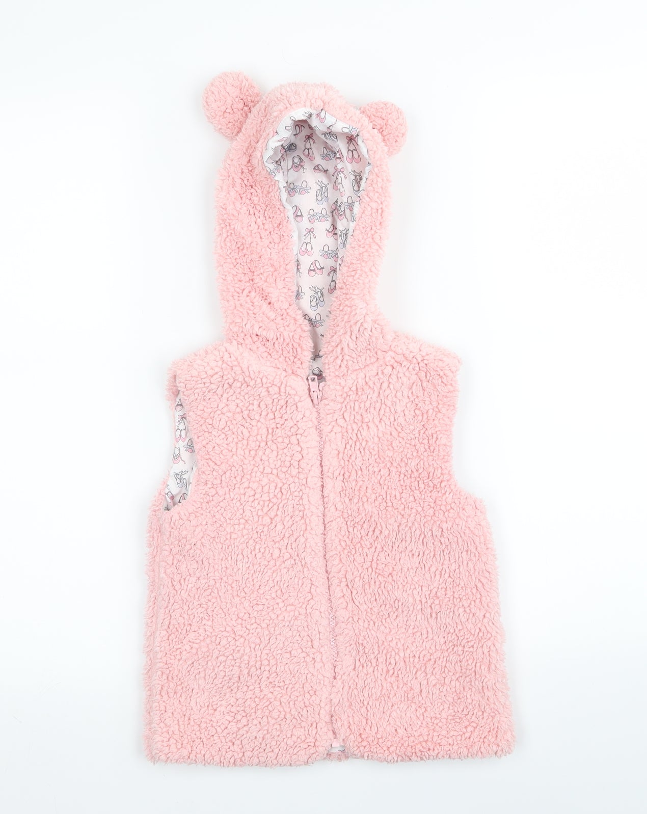 m Girls Pink   Full Zip Jumper Size 4-5 Years