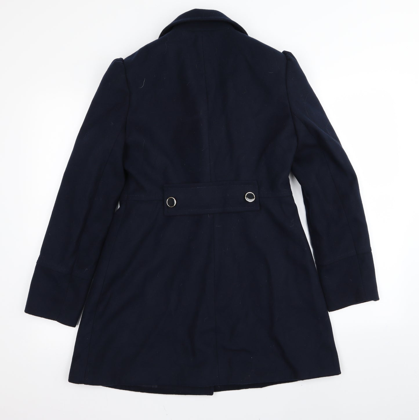 Miss Selfridge Womens Blue   Overcoat Coat Size 10