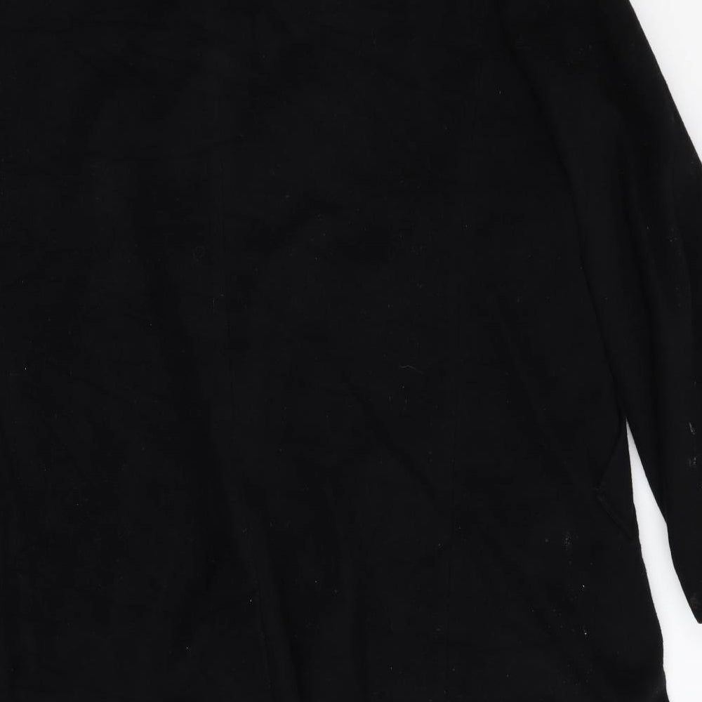 Ciro Citterio Mens Black   Overcoat Coat Size M