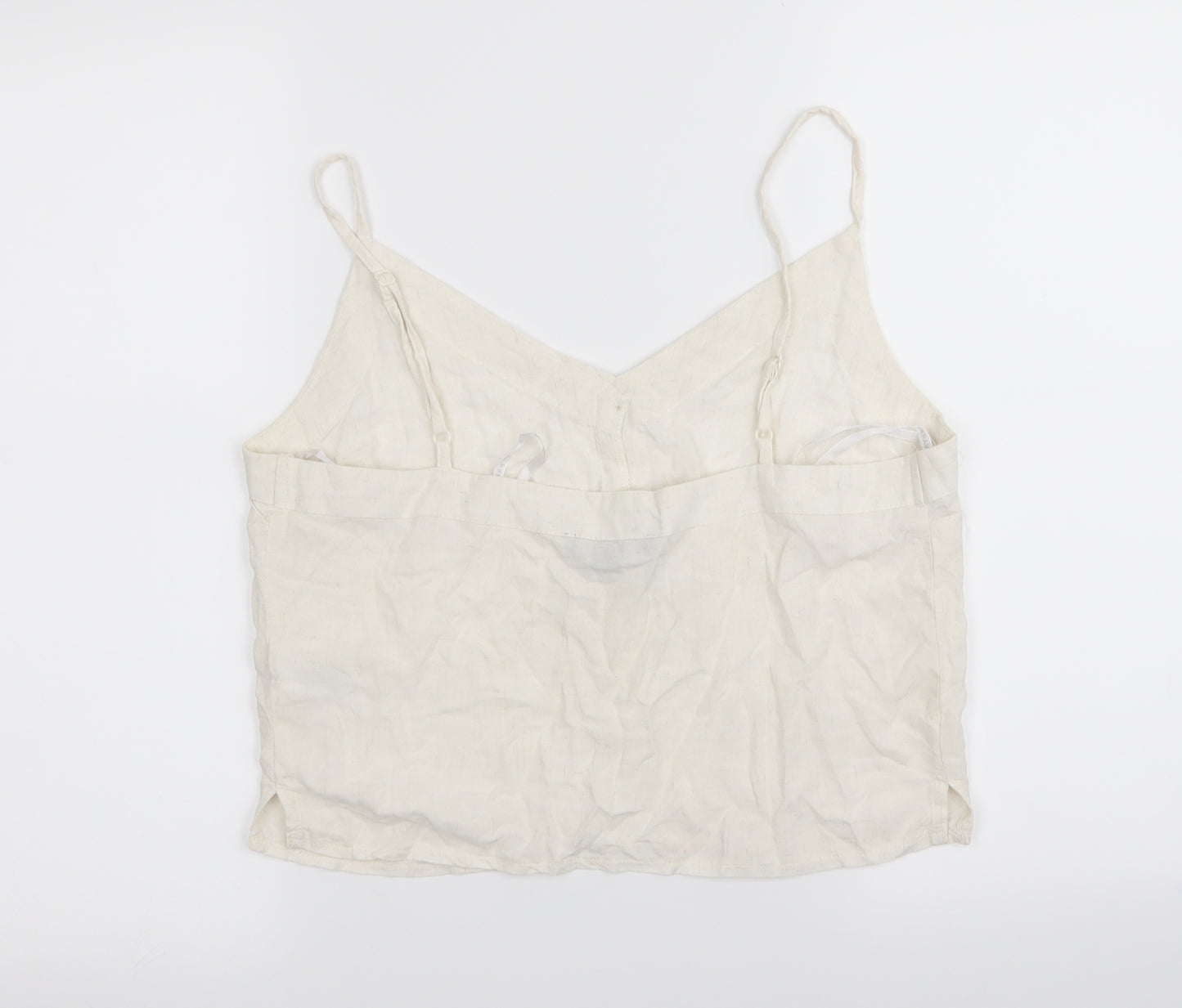 Primark Womens White   Camisole Tank Size 12