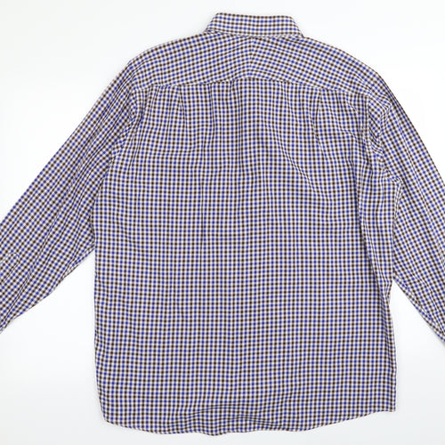 jack Reid Mens Multicoloured Check   Dress Shirt Size 17