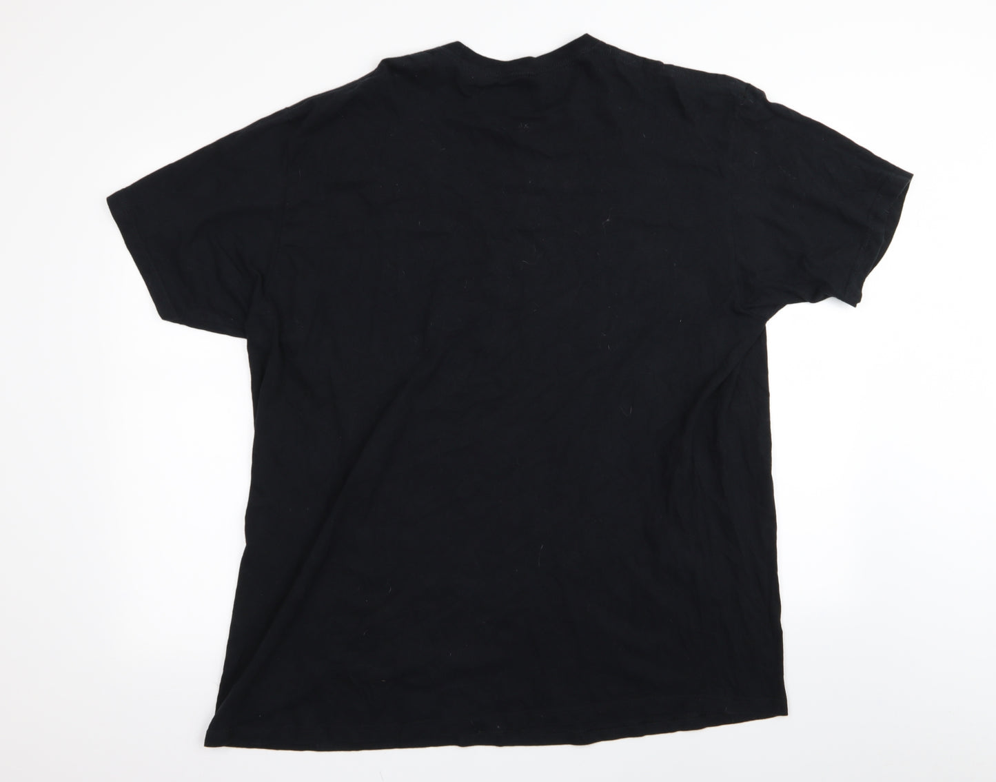 Peanuts Mens Black    T-Shirt Size 2XL