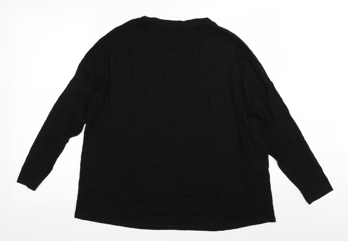 by very Womens Black   Basic T-Shirt Size 16