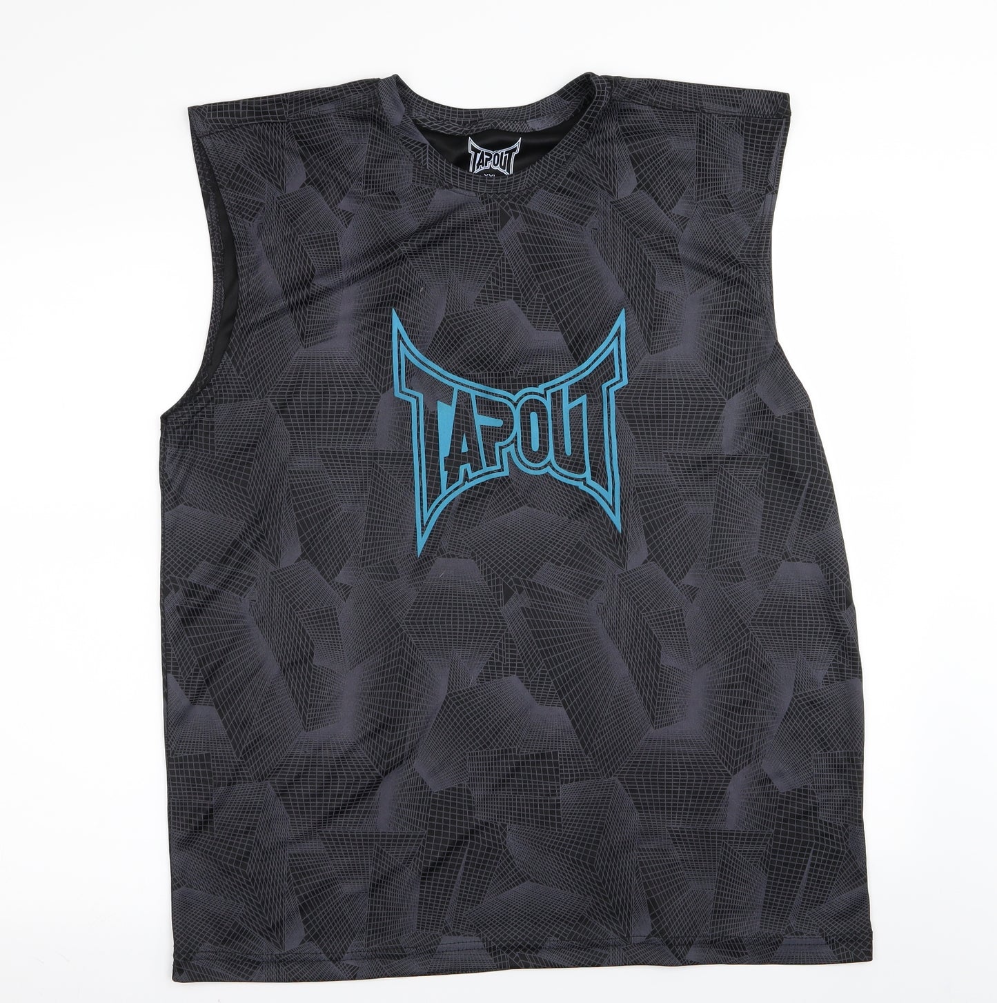 Tapout Mens Black Geometric  Basic Tank Size 2XL