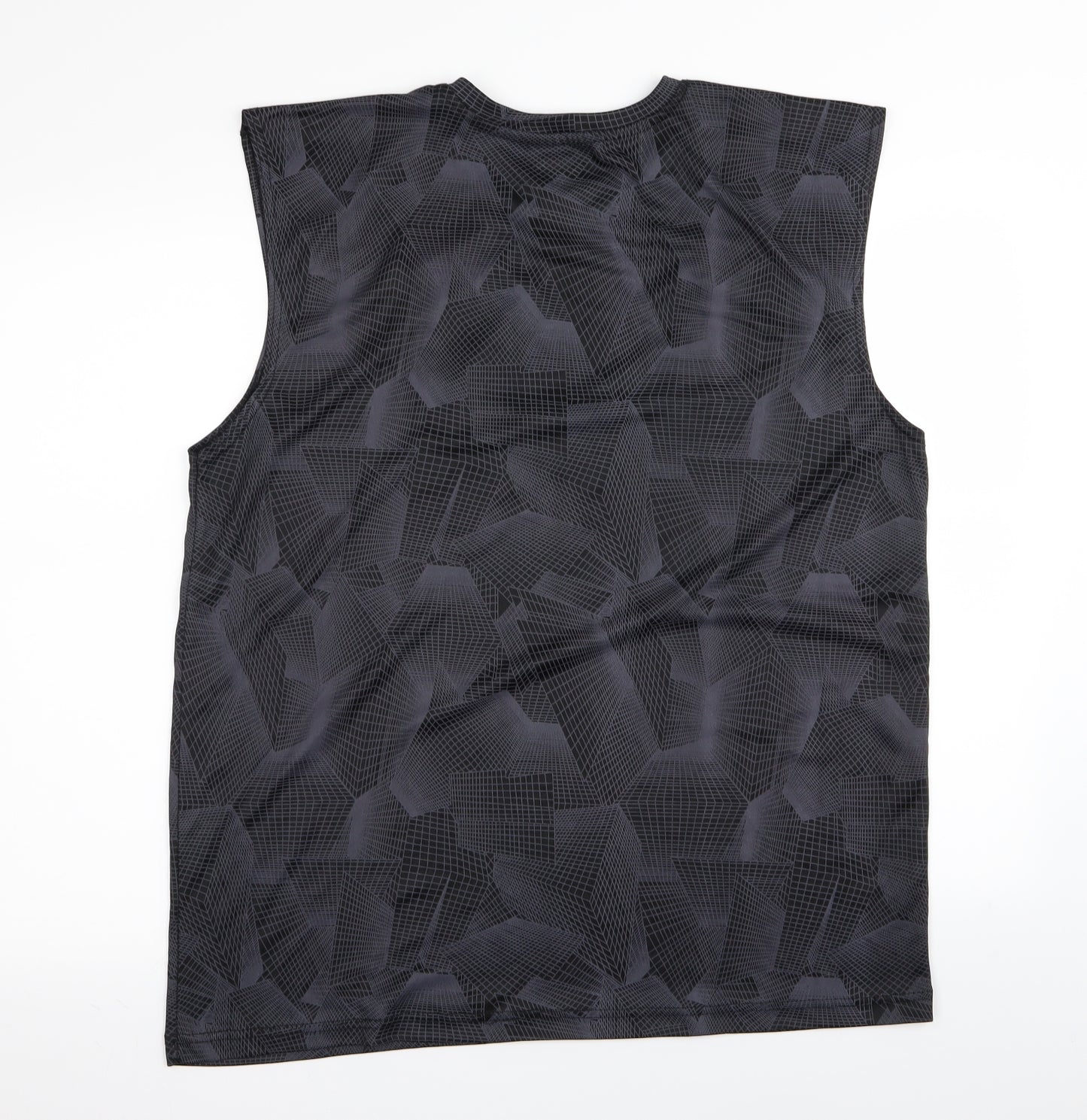 Tapout Mens Black Geometric  Basic Tank Size 2XL