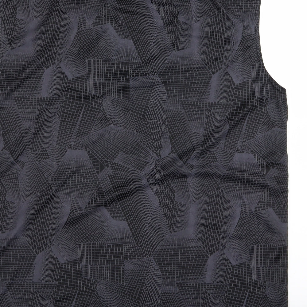 Tapout Mens Black Geometric  Basic Tank Size 2XL